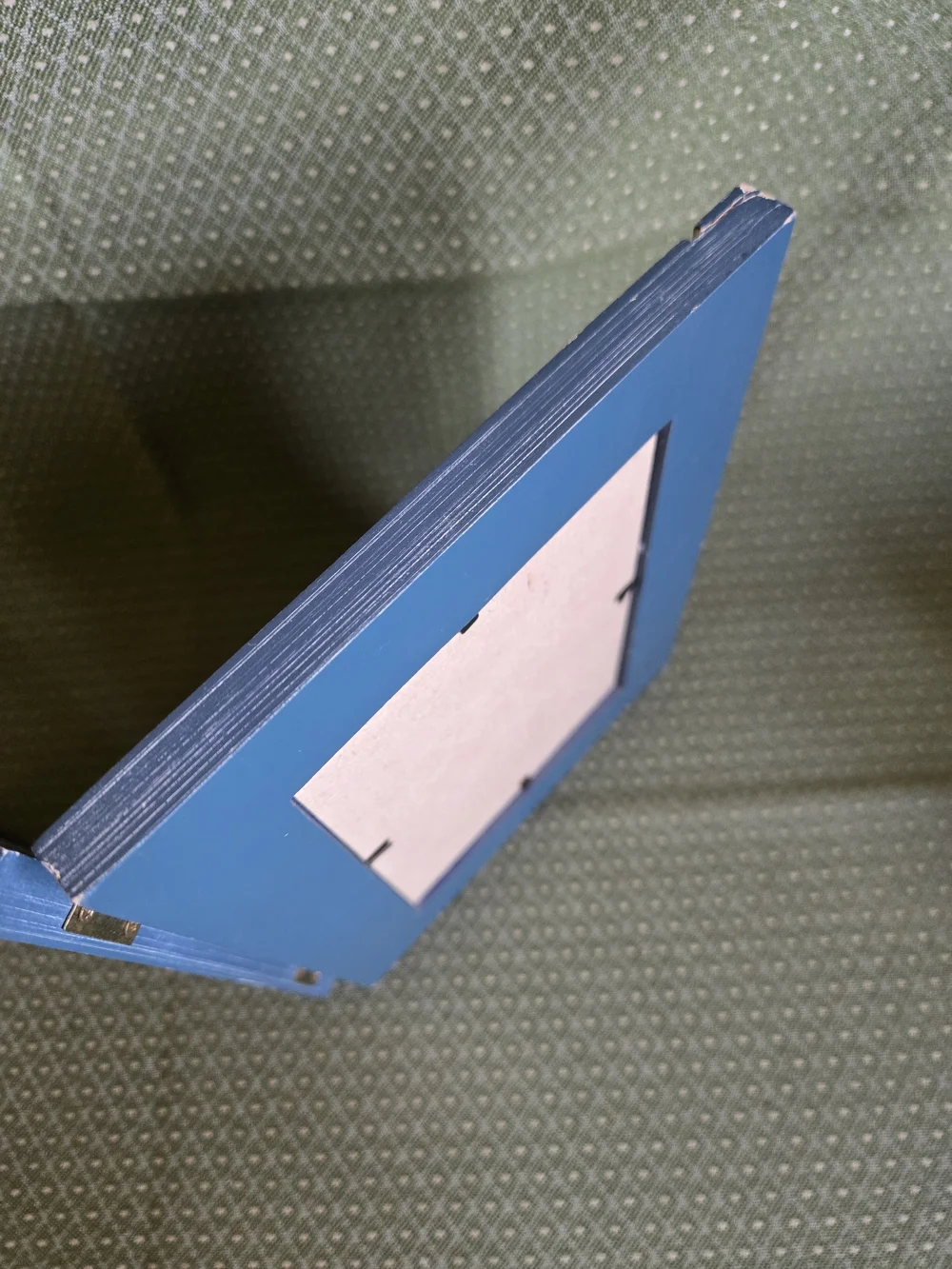 Double Hinged Blue Nautical Sea Shell & Fish Wooden Photo Frame - 4x6 Pics